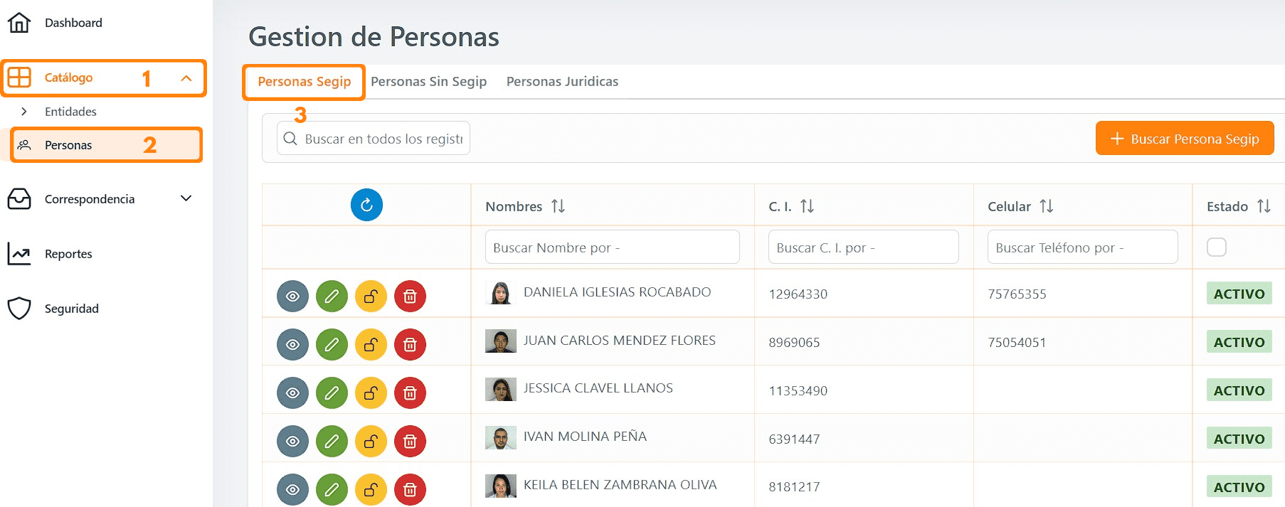 personas