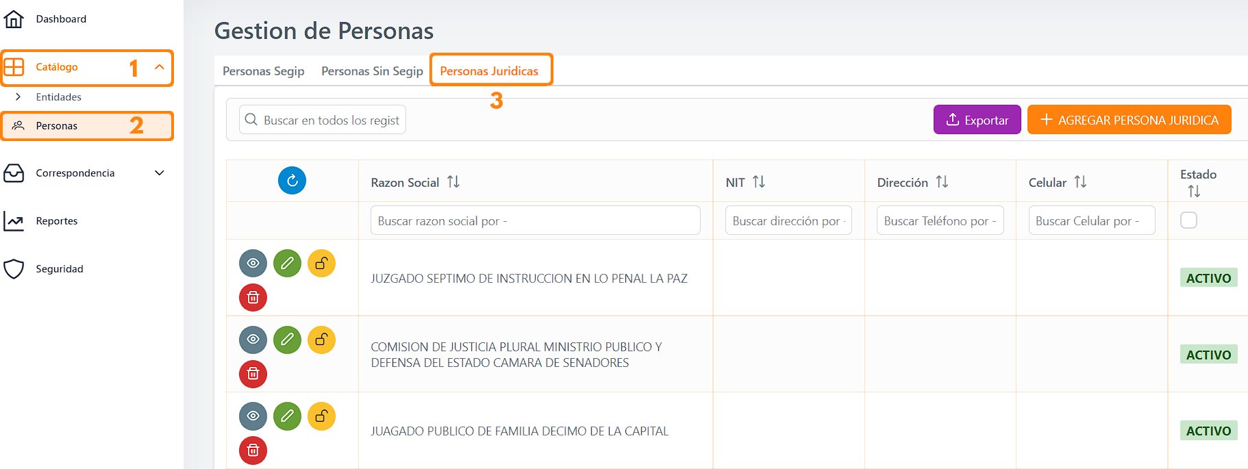 personas